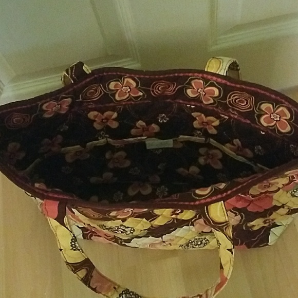 Large floral Vera Bradley purse bag - Picture 3 of 4
